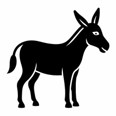 Animals Mule vector icon illustration art