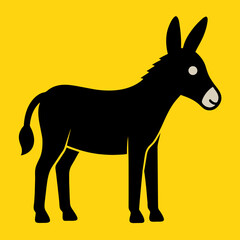 Mule vector icon illustration art