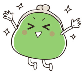 財布 お金のキャラクター