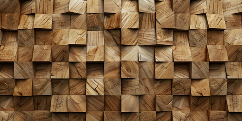 Textured Wooden Block Abstract paneling pattern seamless background decorative tiles Wood texture Natural structure Interior Design wallpaper 