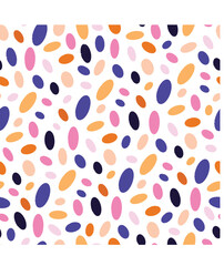 Colourful elipse seamless pattern design