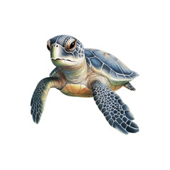 Obraz premium Turtle Isolated Detailed Watercolor Hand Drawn Painting Illustration