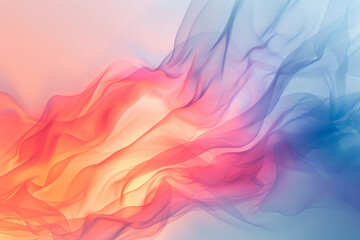 Obraz premium Abstract transparent material wavy background&nbsp;