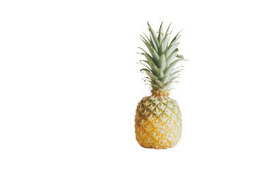 The Confident Pineapple On Transparent Background.