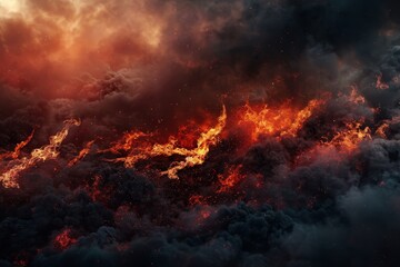 illustrations of fire background