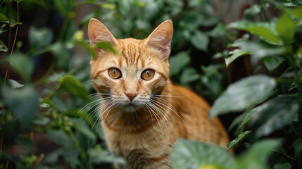 Fototapeta premium English Short Orange Cat