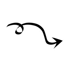 hand drawn arrow sign