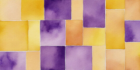 watercolor abstract background. yellow , violet