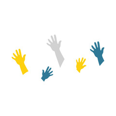 International Albinism Awareness Day Concept with Hands