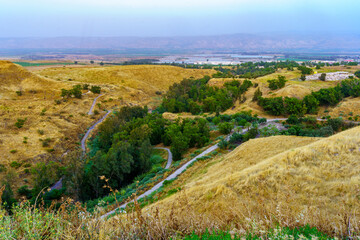 View of Jordan River valley and Valley of Springs