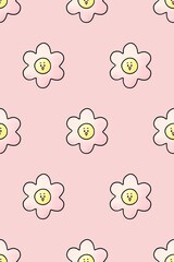 seamless pattern with flowers