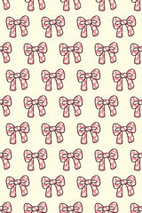 seamless pattern with bow