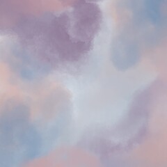 clouds in the dark sky