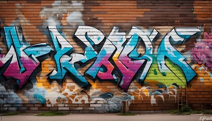 graffiti on the wall