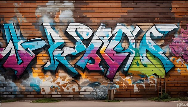 graffiti on the wall