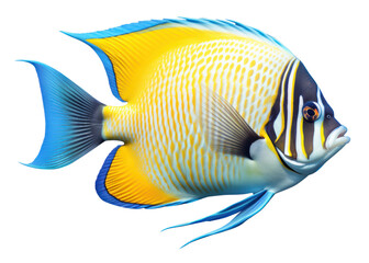 Animal fish pomacanthidae pomacentridae.
