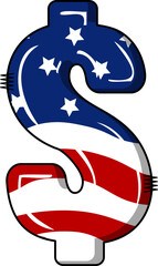 Alphabet America Flags 