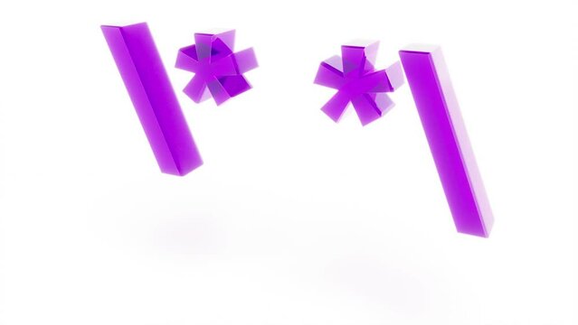 Code Icon in trendy comments programming able to loop endless 4k