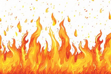 Flames dance fiercely, with a spray of embers rising in a wild crescendo.