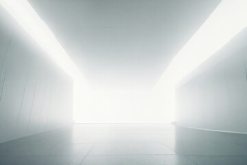 Obraz premium empty white room