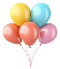 PNG Balloon birthday white background anniversary