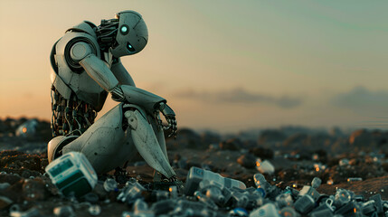 The Melancholy of a Robot: Witness to Earth's Growing Waste Problem