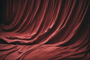 abstract red curtain
