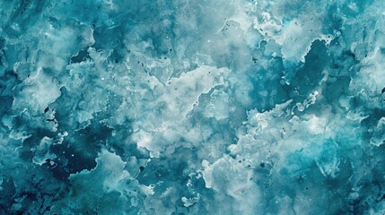 Obraz premium Detailed view of a blue and white painted artwork, suitable for various design projects