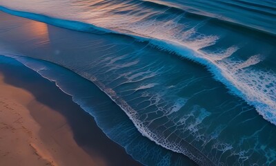 Ocean waves. Nature background.