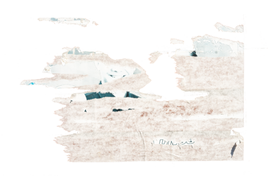 white torn paper isolated on white