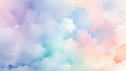 Naklejka premium background with clouds