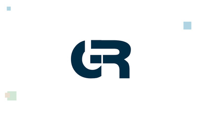 Alphabet letters Initials Monogram logo MR, RM, M and R