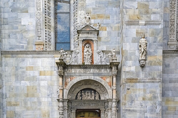 Obraz premium Como in Italy, the cathedral 