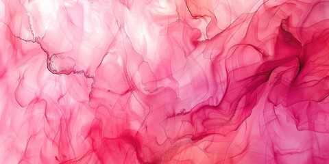 Fototapeta premium Close-up shot of a vibrant red and pink painting, perfect for art and design projects