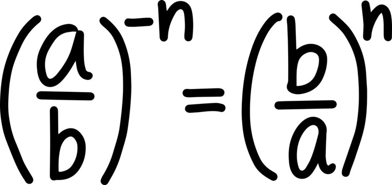exponents rules handwriting