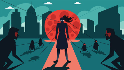 Its as if the shadow has a life and mind of its own choosing its victims and weaving webs of doubt and mistrust ast the citys people..