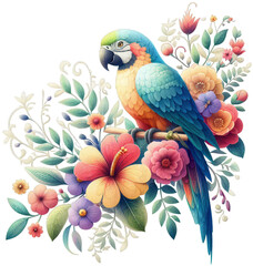 Winged Wonder: Exquisite Watercolor Bird - Unleash Your Creative Spirit with This Perfectly Crafted PNG