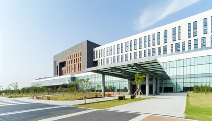 Obraz premium Modern Corporate Building Exterior
