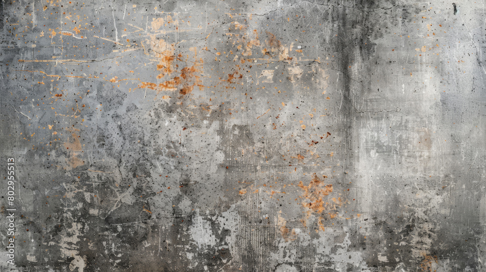Poster detailed close-up photo of a weathered metal surface with rust and grime