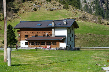 Haus in den Bergen