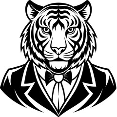            Lion silhouette logo icon vector illustration.
