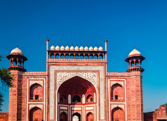 Entrance to Taj Mahal, Agra