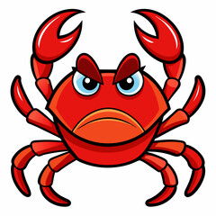 Crab vector art illustration (4)