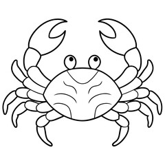 Crab vector art illustration (31)