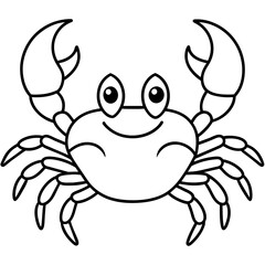 Crab vector art illustration (30)