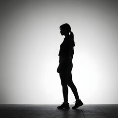 silhouette of a person