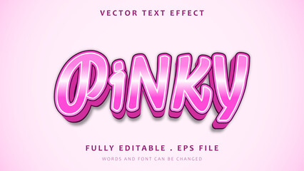Modern Gradient Pinky Editable Text Effect Design