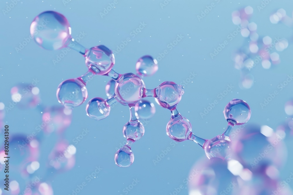 Aufkleber A bunch of bubbles floating in the air. Perfect for adding a whimsical touch to any design project