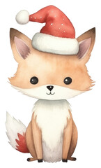 PNG Christmas animal cartoon cute white background.