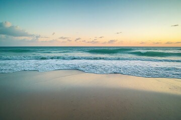 Obraz premium sunset at the beach
